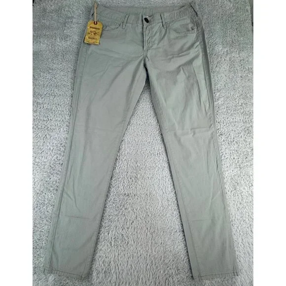True Religion Womens 29 Brianna Pants Rare Vtg 2003 NWT Gray 90s Y2K Made-USA - Picture 2 of 16